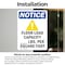 Signmission Floor Load Capacity Sign With Symbol, 7 in W x Rectangle, Vinyl Decal OS-2PACK-NS-D-710-V-12792 - alternate 5